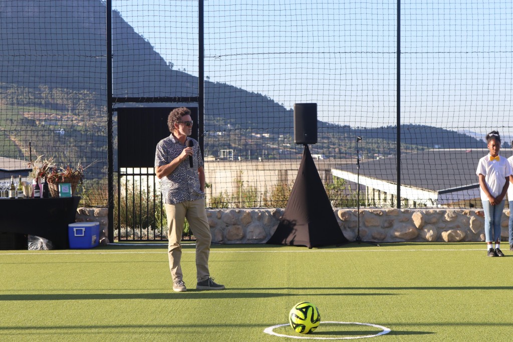 Marais Steyn van Aitsa! aan die woord. Foto: Yaël Malgas