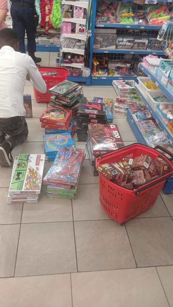 The Western Cape Counterfeit Goods Unit seized various products during a recent operation in Stellenbosch.