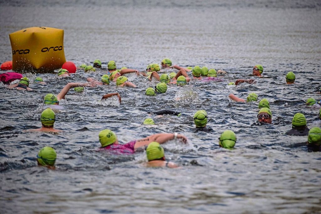 The Bridge House Mile swim.