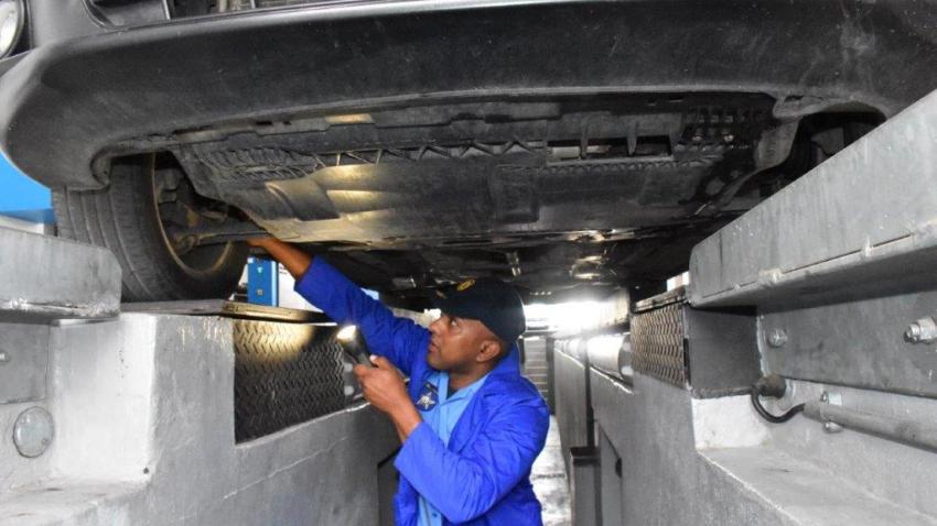 Vehicle testing Photo: Western Cape Government