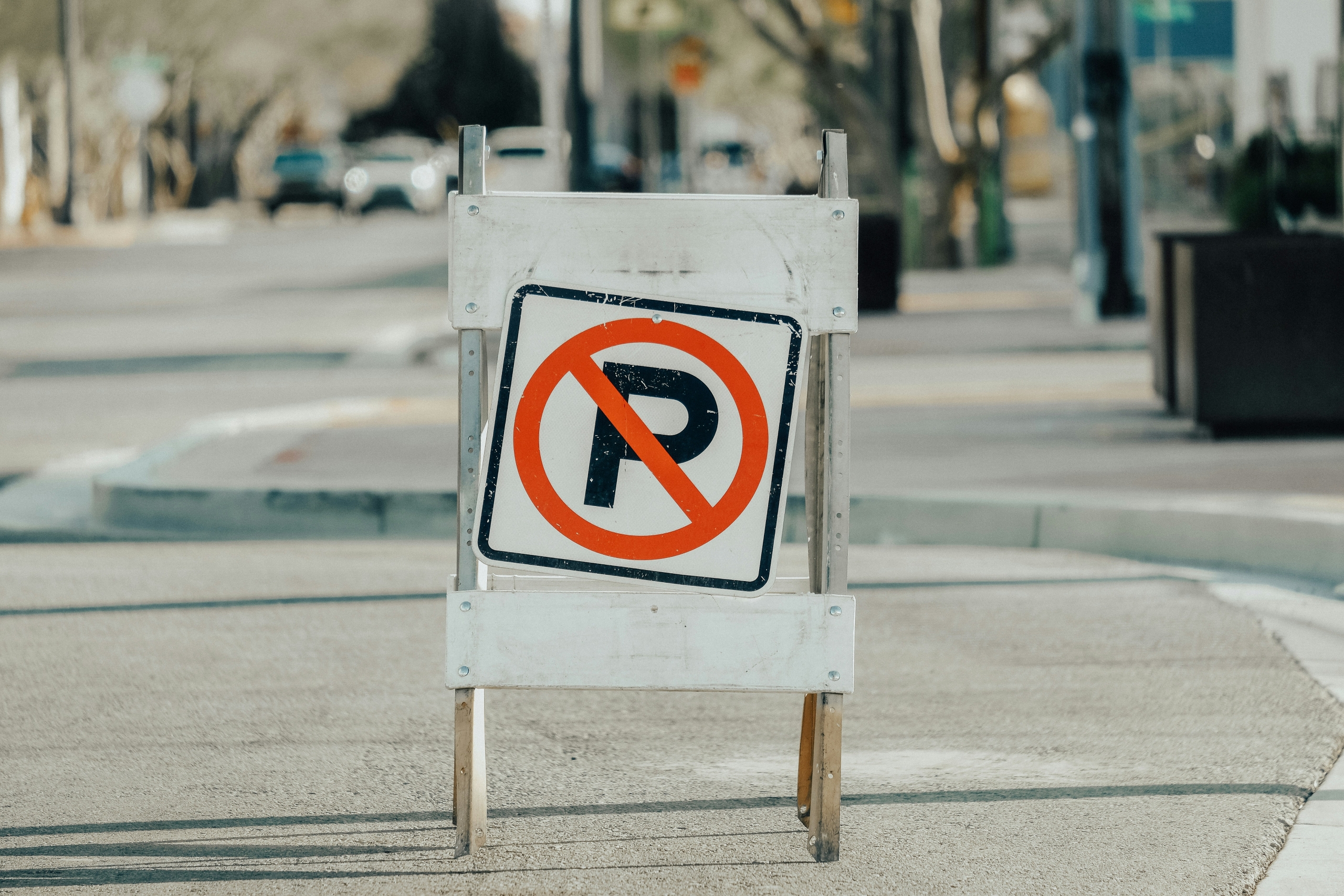 No Parking Sign Stock Image
