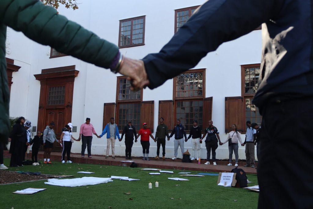 Khayamandi march to town hall