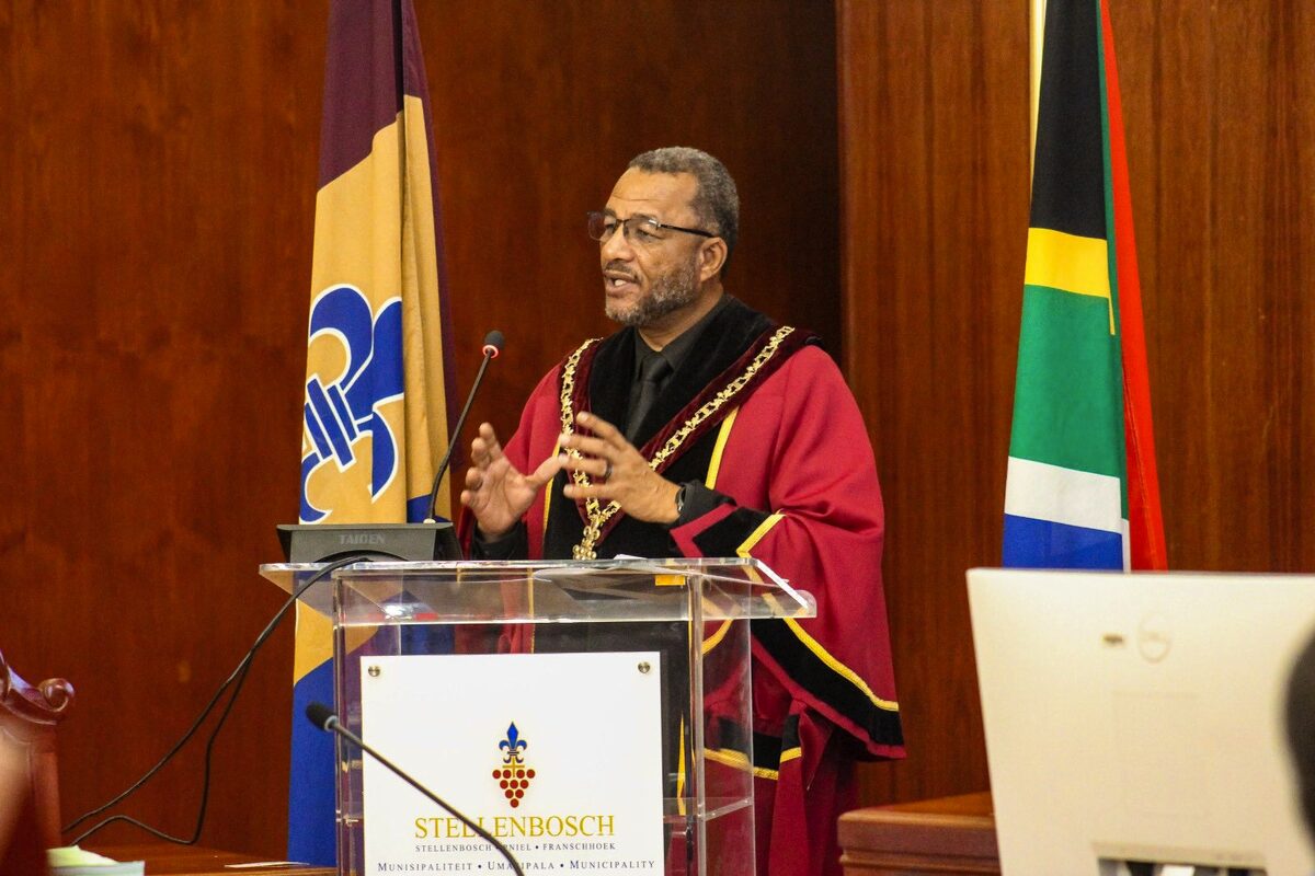 Stellenbosch-burgemeester Jeremy Fasser. Foto: CL munisipaliteit