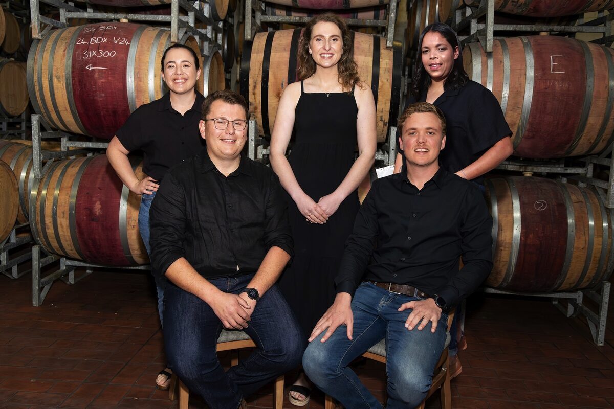 The finalists in last year's Diners Club Young Winemaker of the Year award