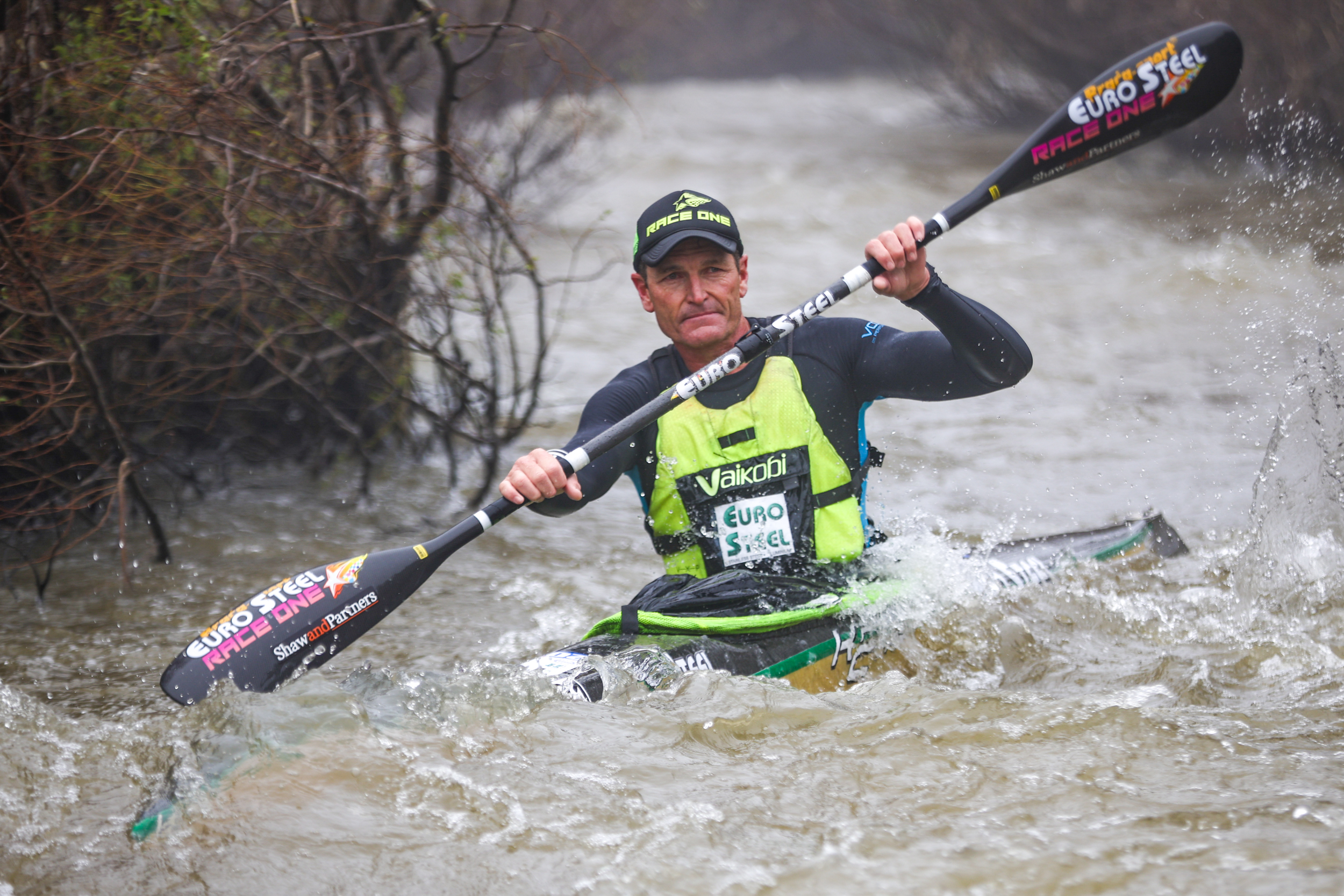 Hank McGregor survived chaotic Day 2 with two swims and tree blockages to extend Berg River Marathon lead