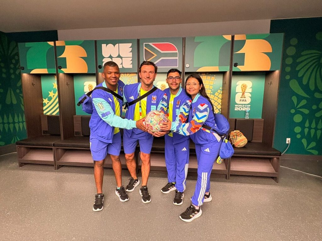Lorenzo Claassen FIFA World Cup volunteer