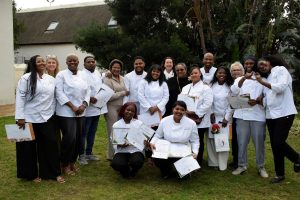 Young graduates cooking up a storm after graduation from Bergzicht