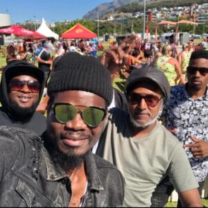 Gewilde reggae-groep by geleentheid