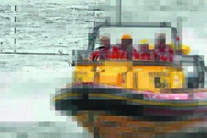 Stand-up paddle boarder rescued