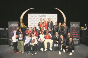 Stepping up to the podium