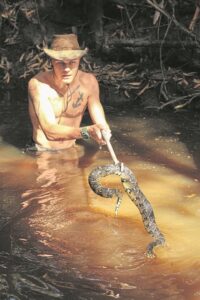 Slange moet versigtig hanteer word, maan kenners