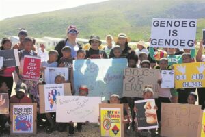 Crowd demands action