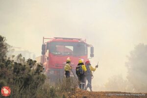 All hands on deck to fight fire