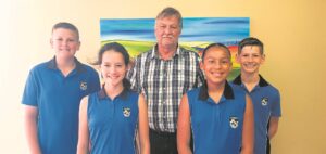 Klein Ovies wys hoofleiers aan