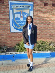 Trompoppie van Grabouw Senior Majorettes vra hulp