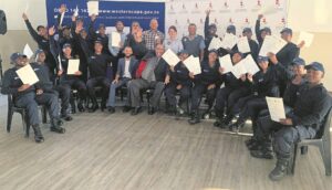 Peace officers graduate