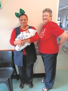 Eight babies were born on Christmas Day and 10 on New Year’s Day in the Overberg