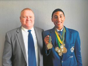 Atleet van Caledon hoog in die wolke nadat hy SA kampioen is