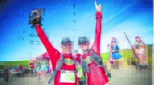 Dress up for trail run