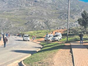 Villiersdorp vanoggend in rep en roer na betogings