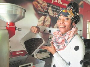 Greyton se koffiekoningin