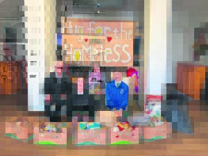 A hug for the homeless