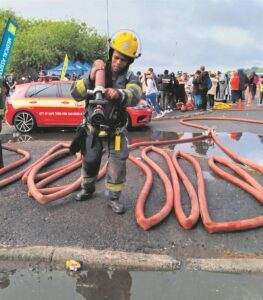 OM firefighters show their mettle