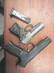 Two minors nabbed with unlicenced, fake firearms