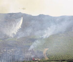 Groot brand ruk Kleinmond