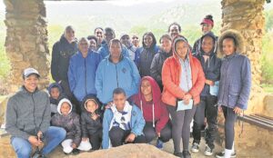 Free walk in wild garden