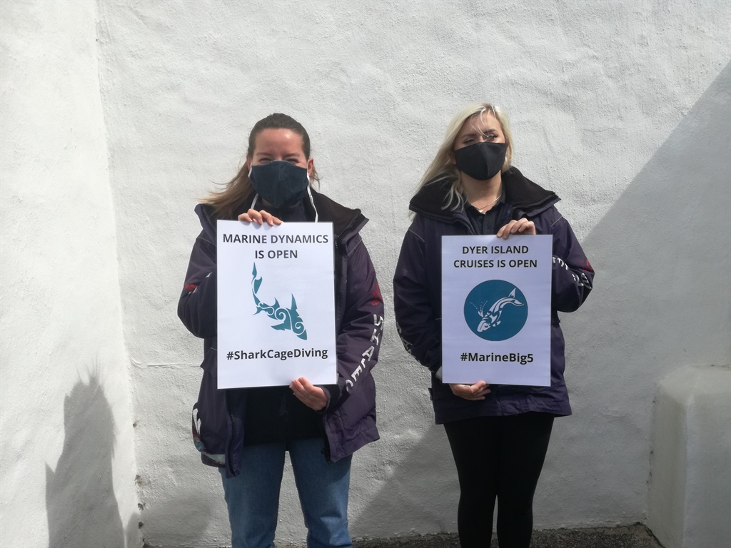 Marine Dynamics welcomed the visitors with message