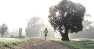 Caledon-parkrun vier eerste mylpaal