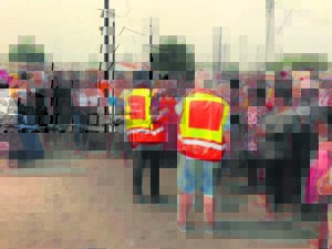 Heated battle leads to evacuation