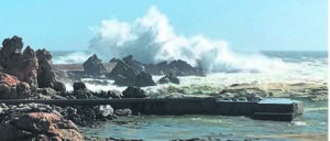 Crashing swells disturb locals