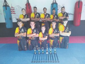 Local kickboxers win 7 trophies at Wynberg winter tourney