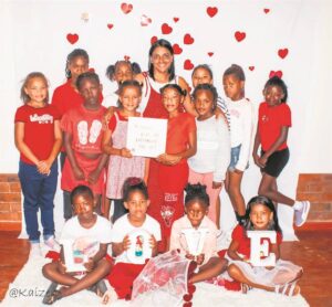 Spreading the love at Hawston Primary