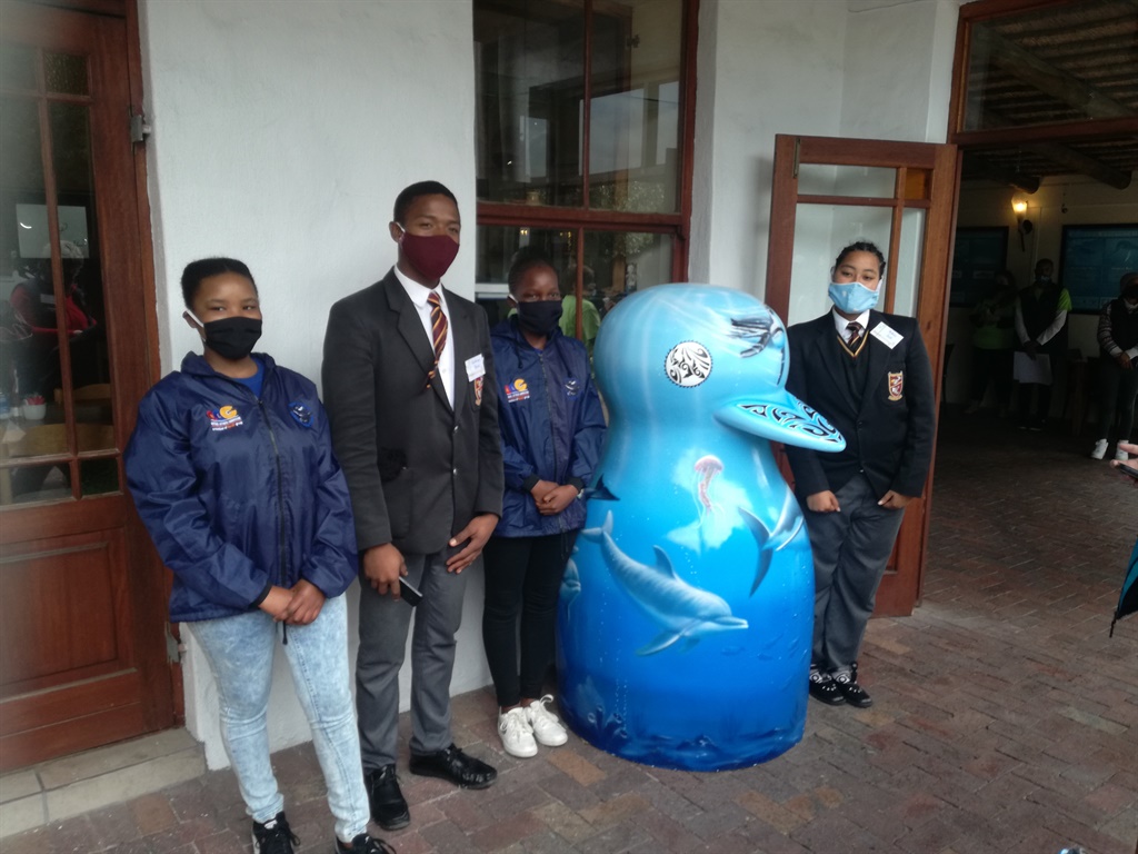 At the Great White House, learners of Gansbaai Aca