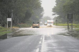 Soaking wet after cold fronts hit