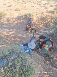 Missing man found, airlifted to hospital