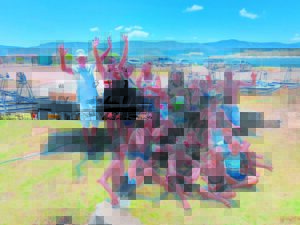 Vet pret op waterfietse