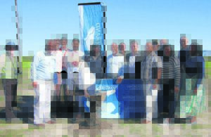 First sod turned for sport pavilion