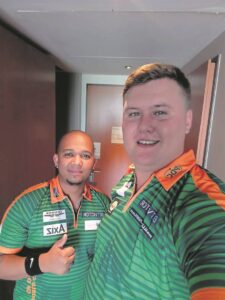 Johan van Gansbaai tref die kol in Duitsland