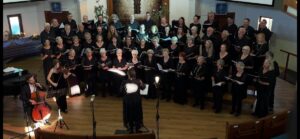 Pro Musica Choir rehears for a concert of Easter Choral works