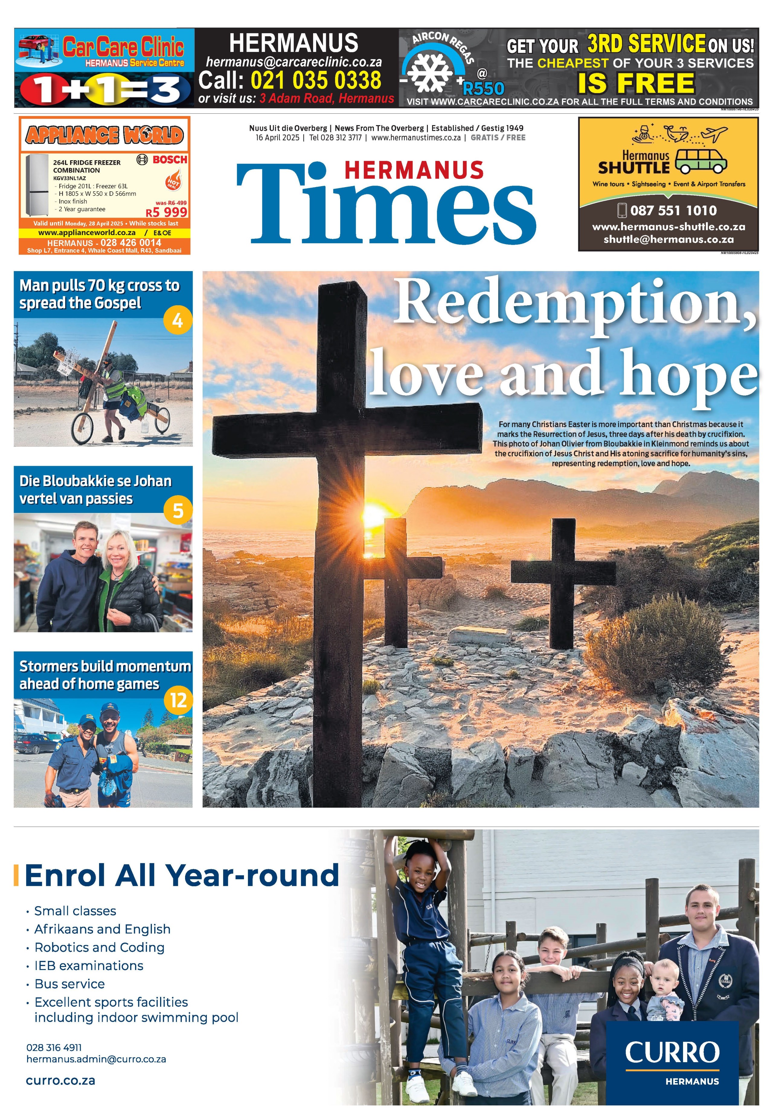 Hermanus Times E-edition 16 April 2025