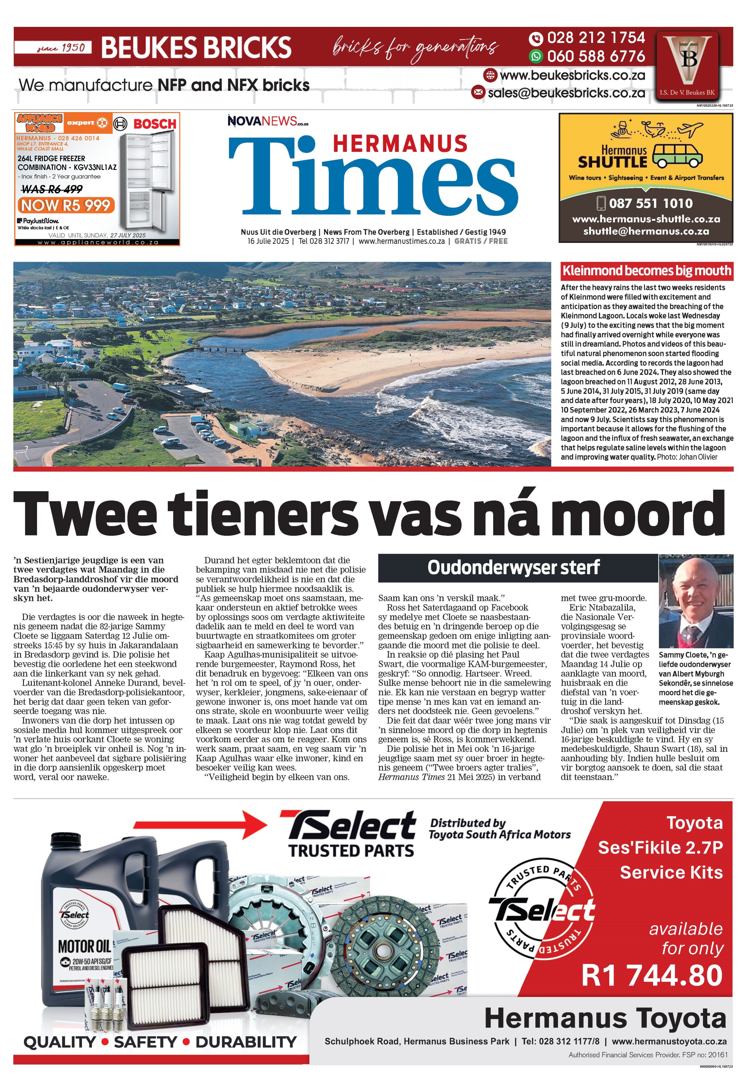 Hermanus Times E-edition 17 July 2025