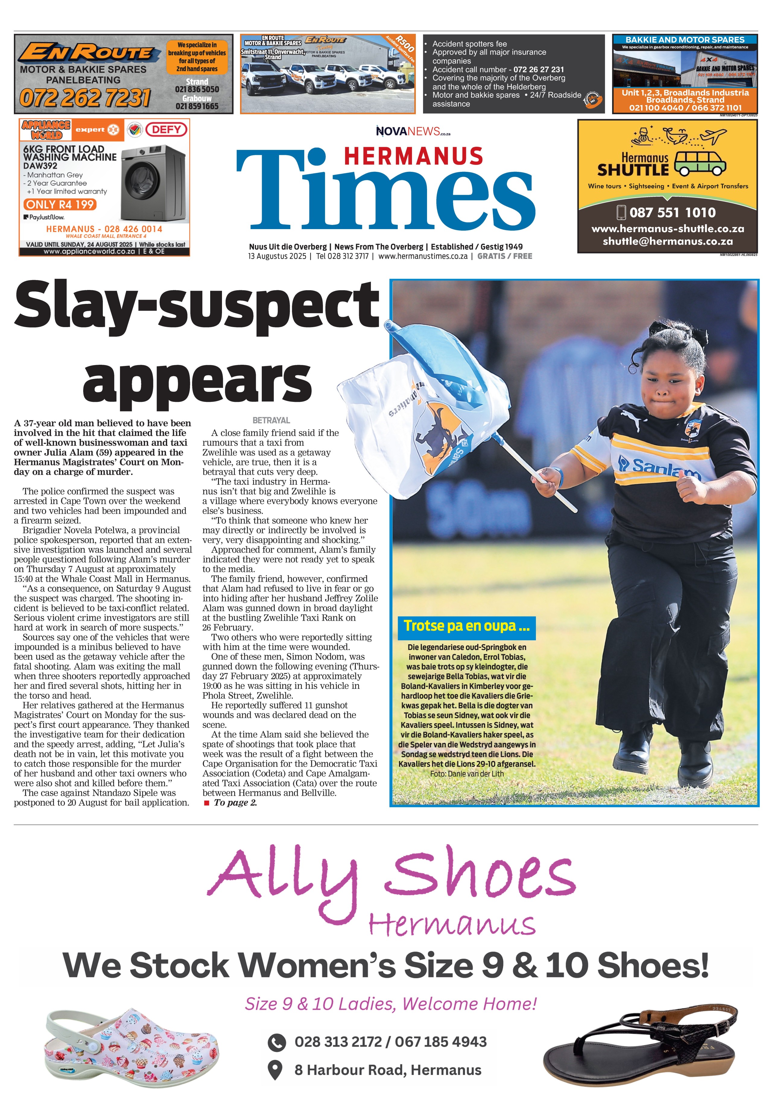 Hermanus Times E-edition 13 August 2025