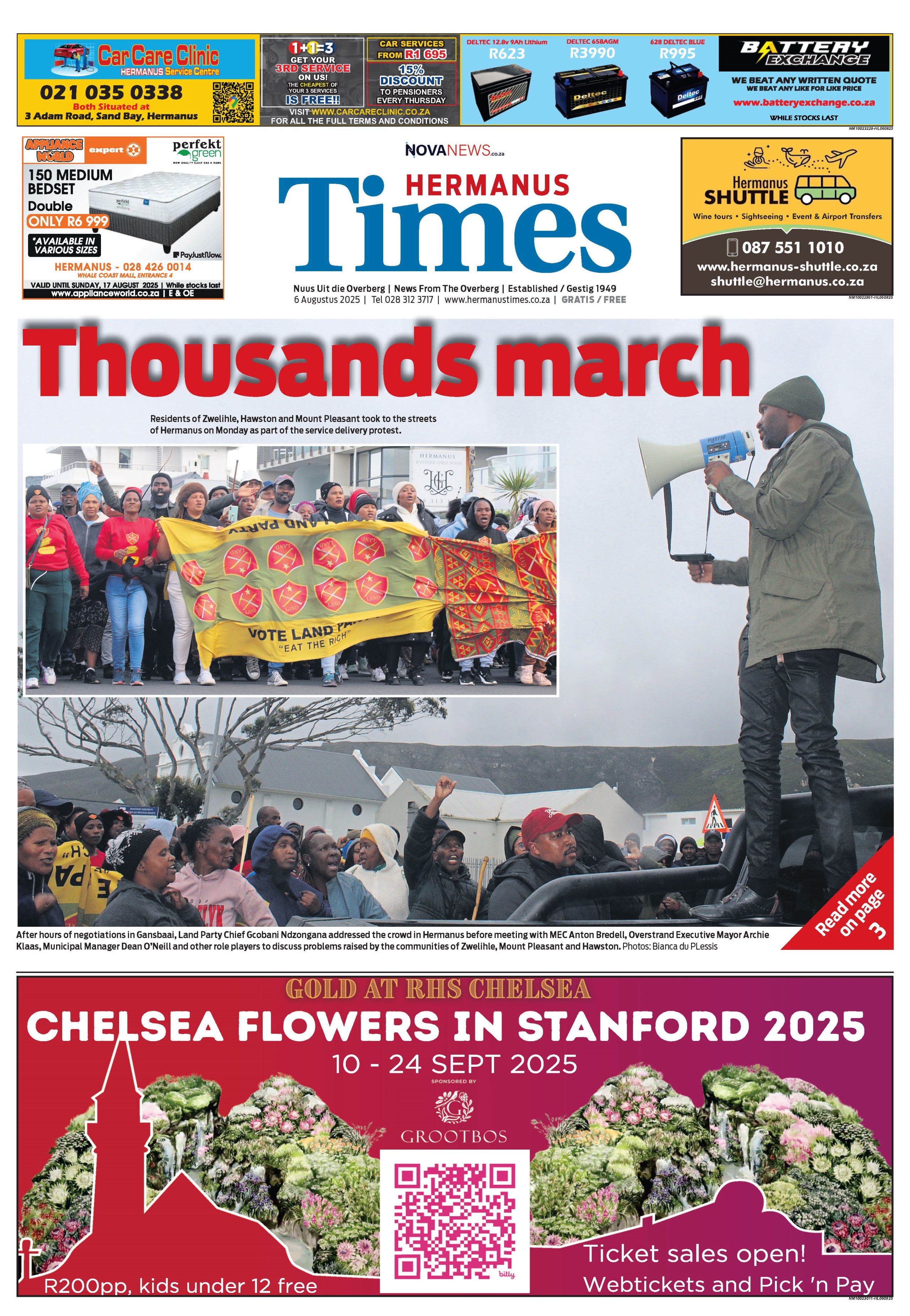 Hermanus Times E-edition 6 August 2025