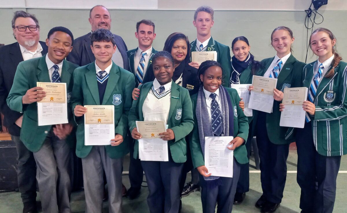 Public Speaking Competition held at Hermanus High