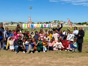 Fun at Lukhanyo Primary School in Hermanus