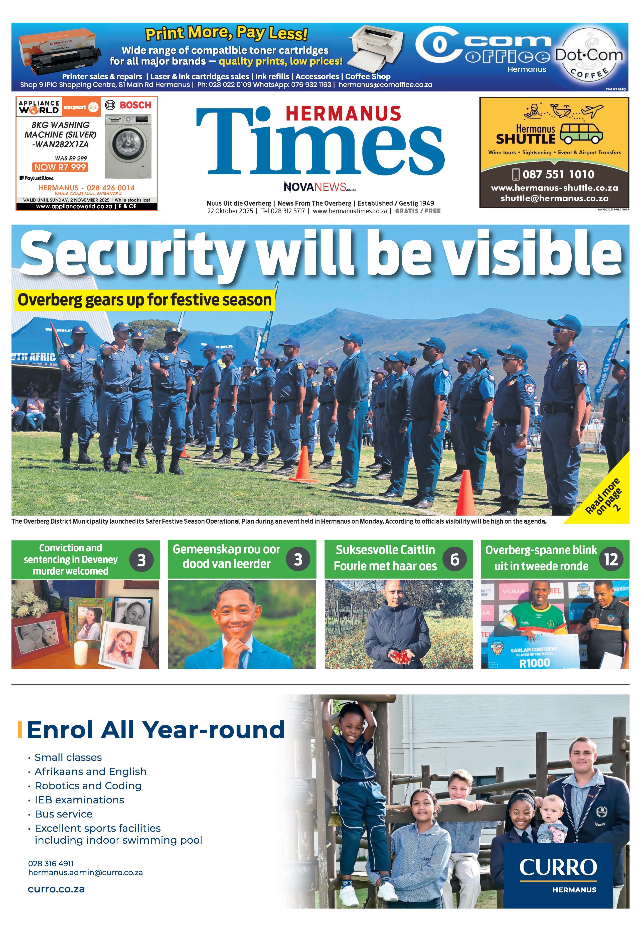 Hermanus Times – E-edition-22 October 2025